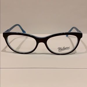 Brown and Blue Women’s Optical Frames